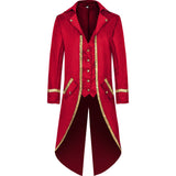Unisex Steampunk Victorian Jacket Gothic Tailcoat Costume Vintage Tuxedo Viking Renaissance Pirate Halloween Coats