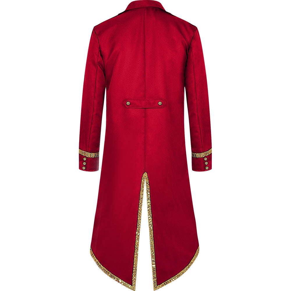 Unisex Steampunk Victorian Jacket Gothic Tailcoat Costume Vintage Tuxedo Viking Renaissance Pirate Halloween Coats