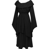 Victorian Dress Renaissance Costume Women Gothic Witch Dress Medieval Dress