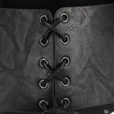 Viking Faux Leather Embossed Chest Armor Retro Medieval Knight Leather Armor for LARP Cosplay