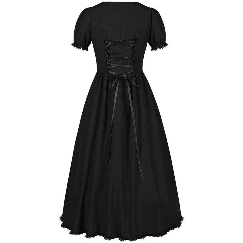 Vintage Gothic Dress Evening Dress Women Gothic Steampunk Dresses – Hiipps Vintage Gothic Dress Evening Dress Women Gothic Steampunk Dresses – Hiipps
