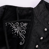 Vintage Gothic Jacket Coats Male Vintage Steampunk Swallowtail Long Sleeve Coat