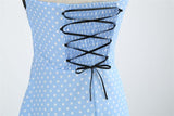 Vintage Women 1950s Rockabilly Swing Dress Pinup 50s Retro Hepburn Style Halterneck A-Line Dresses