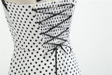 Vintage Women 1950s Rockabilly Swing Dress Pinup 50s Retro Hepburn Style Halterneck A-Line Dresses