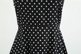 Vintage Women 1950s Rockabilly Swing Dress Pinup 50s Retro Hepburn Style Halterneck A-Line Dresses