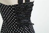 Vintage Women 1950s Rockabilly Swing Dress Pinup 50s Retro Hepburn Style Halterneck A-Line Dresses