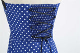 Vintage Women 1950s Rockabilly Swing Dress Pinup 50s Retro Hepburn Style Halterneck A-Line Dresses