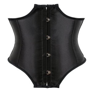 Waist Corset for Women Retro Lace-up Waist Cinch Belt Waspie for Halloween Costume