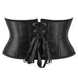 Waist Corset for Women Retro Lace-up Waist Cinch Belt Waspie for Halloween Costume