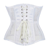 Women 14 Double Steel-Boned Longline Heavy Duty Waist Training Corsets Shaper