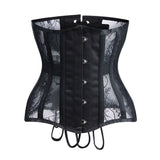 Women 14 Double Steel-Boned Longline Heavy Duty Waist Training Corsets Shaper