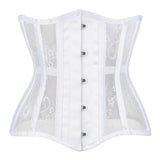 Women 14 Double Steel-Boned Longline Heavy Duty Waist Training Corsets Shaper