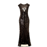 Women 1920S Gatsby Sequin Mermaid Formal Evening Dress