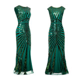Women 1920S Gatsby Sequin Mermaid Formal Evening Dress