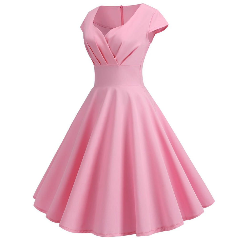 Women 1950s 1960s 1980s Retro Vintage Cocktail Party Swing Pink Prom R Hiipps Women 1950s 1960s 1980s Retro Vintage Cocktail Party Swing Pink Prom R Hiipps
