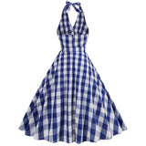 Women 1950s Pink Plaid Dress Pink Gingham Dress 50s Vintage Halloween Costume Dresses