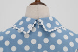 Women 1950s Vintage Polka Dot Rockabilly Swing Dress A-line Cocktail Tea Party Dresses