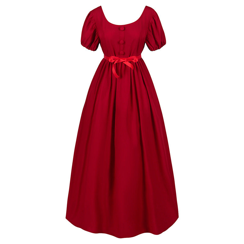 Women 60s Gothic Medieval Vintage Party Swing Dresses A-Line Dress – Hiipps