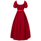 Women 60s Gothic Medieval Vintage Party Swing Dresses A-Line Dress