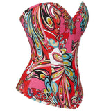 Women Corset Top Sexy Bustier Lingerie Waist Cincher Costume Tops