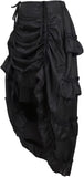 Women Corsets Top Skirt Set Dress Bustier Floral Plus Size Princess Costume