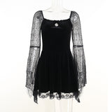 Women Goth Punk Halloween Cocktail Party Kawaii Lolita Dresses