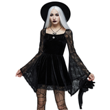 Women Goth Punk Halloween Cocktail Party Kawaii Lolita Dresses