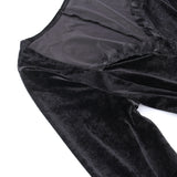 Women Gothic Lace Velvet Dress Black Lace Goth Vintage Dresses