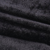 Women Gothic Lace Velvet Dress Black Lace Goth Vintage Dresses