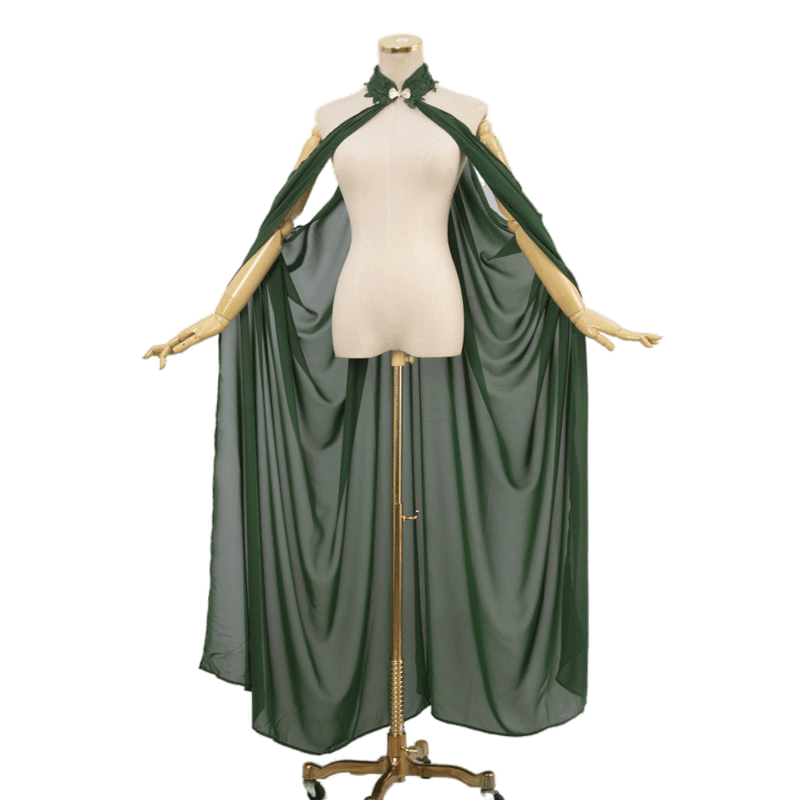 Women Medieval Cape Shawl Elven Cloak Renaissance Dress Fantasy Elven Cloak