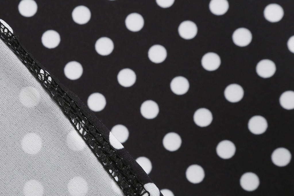 Women Pink Vintage Polka Dot 1950s Rockabilly Audrey Dress Floral Cocktail Swing Dress