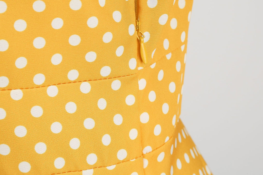Women Pink Vintage Polka Dot 1950s Rockabilly Audrey Dress Floral Cocktail Swing Dress