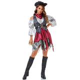 Women Pirate Costume Adult Pirate Captain Outfits Fancy Dress
