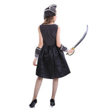 Women Pirate Costume Medieval Renaissance Pirate Role Play Dress Up Set