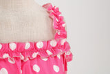Women Polka Dot Pink 1950s Party Swing Dress 50's 60's Prom Dress Rockabilly Dresses