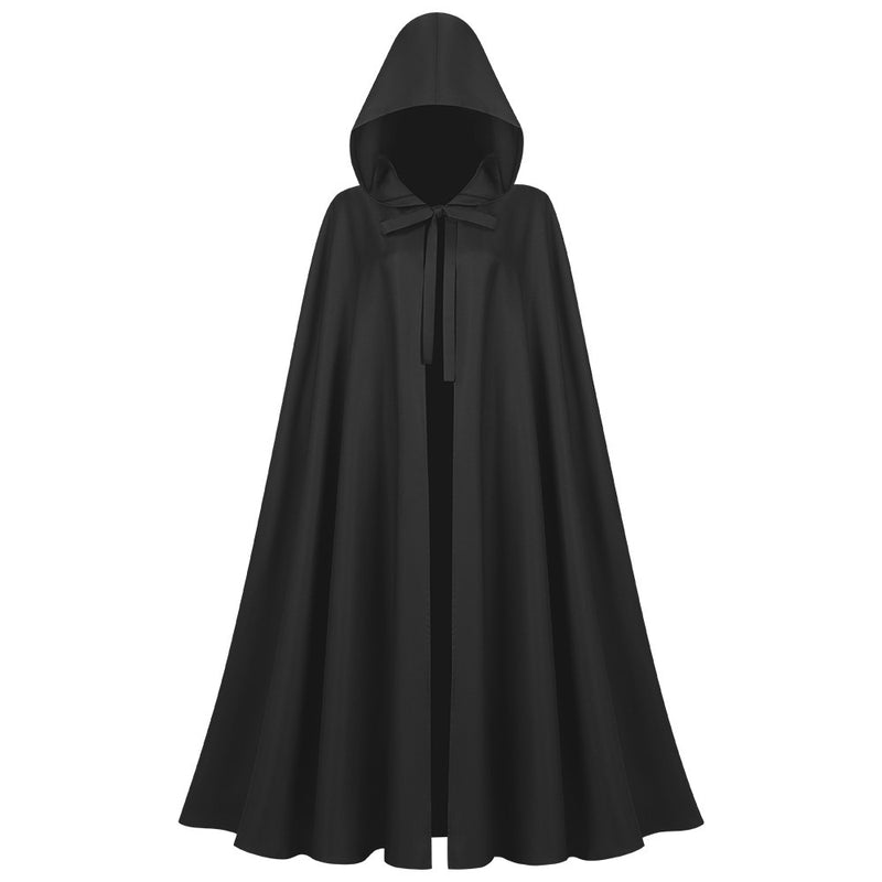 Women Renaissance Hooded Cape Medieval Cloak Hobbit Halloween Costume