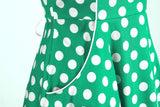 Women Retro Polka Dot Dresses Vintage 1950s Halter Cocktail Prom Rockabilly Dresses