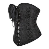 Women Sexy Strap Lace up Corsets and Bustiers Top Overbust Shaper