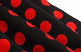 Women Sleeveless Summer Swing Casual Vintage Polka Dot Dress