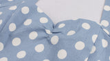 Women Sleeveless Summer Swing Casual Vintage Polka Dot Dress