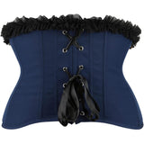 Women Underbust Corset Top Bustier Lace up Boned Gothic Waist Trainer Fashion Plus Size