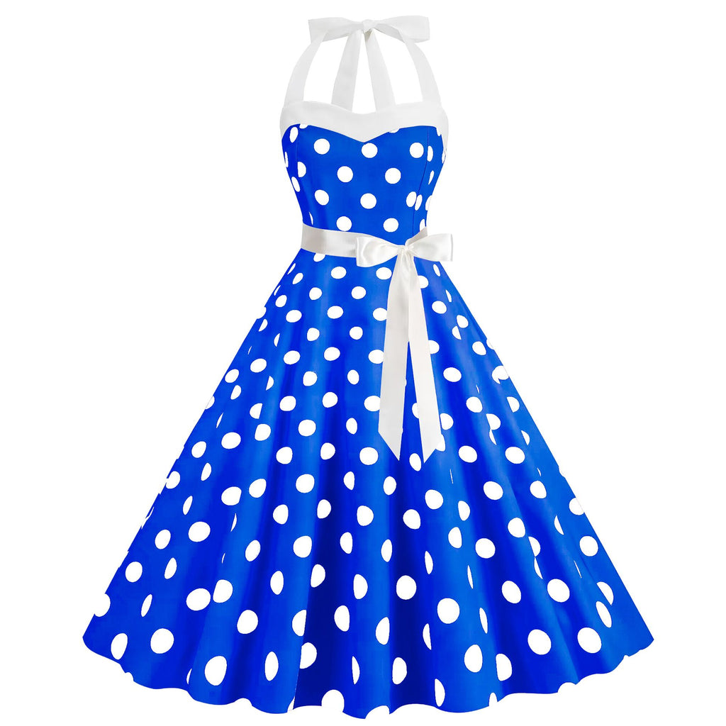 Women Vintage 1950s 1980s Retro Dress Pink Swing Rockabilly A-line Mid Hiipps Women Vintage 1950s 1980s Retro Dress Pink Swing Rockabilly A-line Mid Hiipps