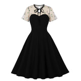Women Vintage 1950s Retro Rockabilly Prom Swing Dresses