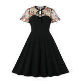 Women Vintage 1950s Retro Rockabilly Prom Swing Dresses