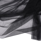 Women Wedding Tulle Cape Hooded Elf Cloak Bridal Dress Robe with Long Train