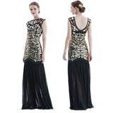 Women's 1920s Flapper Dress Vintage Gatsby Party Sequin Maxi Cocktail Dresses