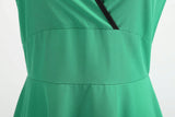 Women's 1950s Dress Wedding Guest Office Floral Spring Garden Cocktail Party Dresses