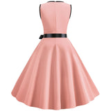 Women's 1950s Dress Wedding Guest Office Floral Spring Garden Cocktail Party Dresses