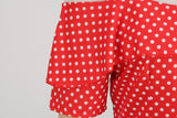 Women's 1950s Retro Rockabilly Polka Dot Casual Dress Vintage Style Prom Dress