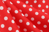 Women's 1950s Retro Rockabilly Polka Dot Casual Dress Vintage Style Prom Dress